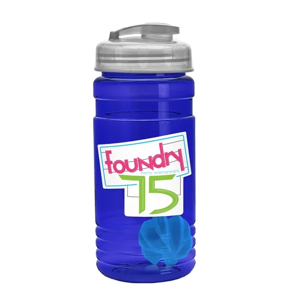 20 oz / 600ml Transparent Shaker Bottle with Mixing Ball and... from ASI 40480 Koozie Group