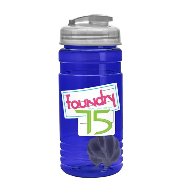 20 oz / 600ml Transparent Shaker Bottle with Mixing Ball and... from ASI 40480 Koozie Group
