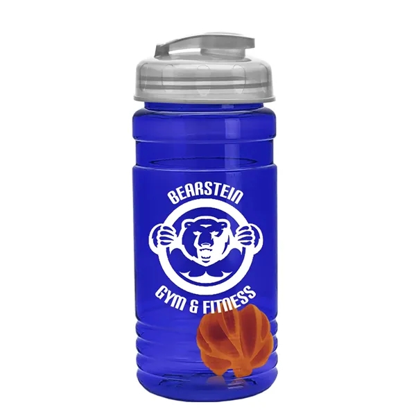 20 oz / 600ml Transparent Shaker Bottle with Mixing Ball and... from ASI 40480 Koozie Group