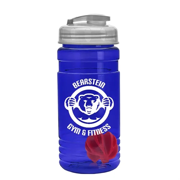 20 oz / 600ml Transparent Shaker Bottle with Mixing Ball and... from ASI 40480 Koozie Group