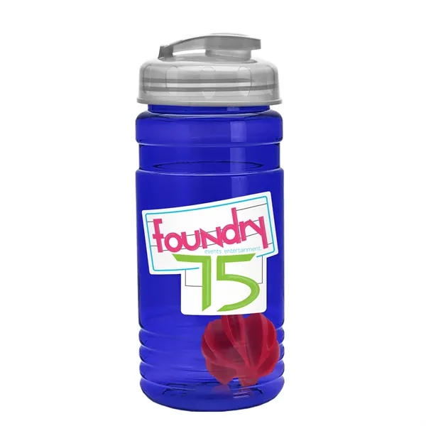 20 oz / 600ml Transparent Shaker Bottle with Mixing Ball and... from ASI 40480 Koozie Group