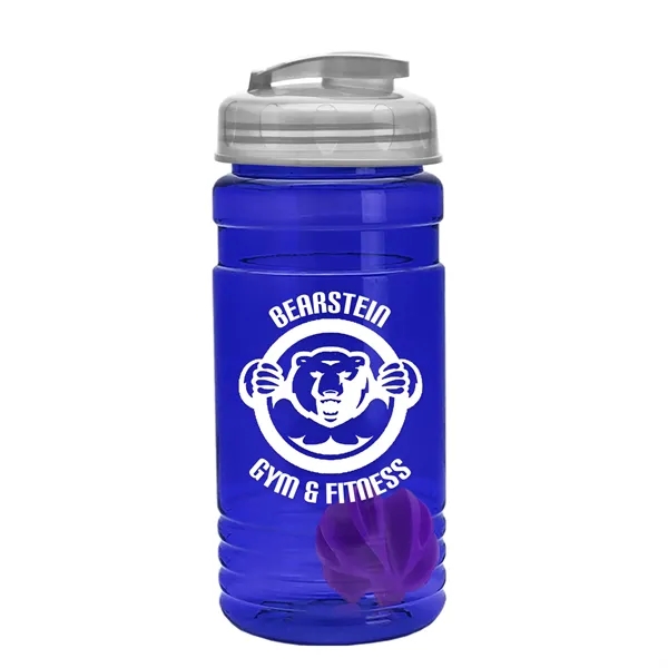 20 oz / 600ml Transparent Shaker Bottle with Mixing Ball and... from ASI 40480 Koozie Group