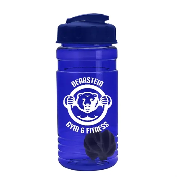 20 oz / 600ml Transparent Shaker Bottle with Mixing Ball and... from ASI 40480 Koozie Group