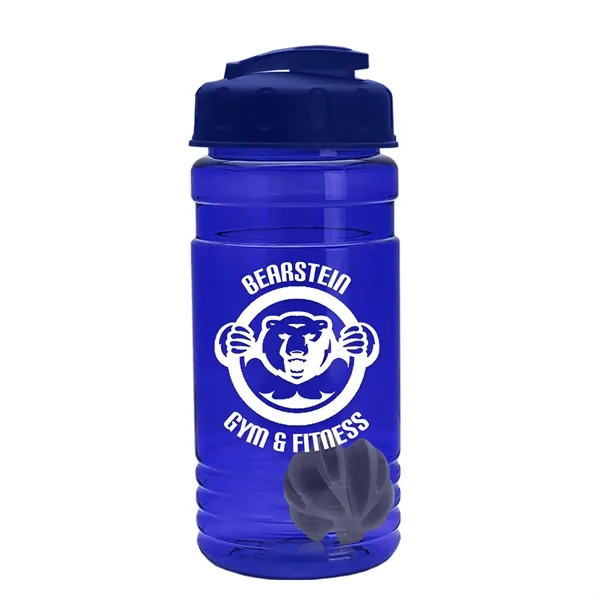 20 oz / 600ml Transparent Shaker Bottle with Mixing Ball and... from ASI 40480 Koozie Group