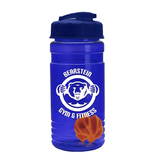 20 oz / 600ml Transparent Shaker Bottle with Mixing Ball and... from ASI 40480 Koozie Group