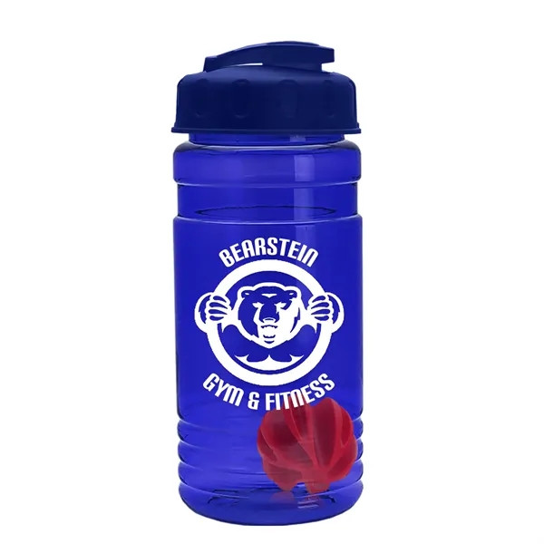 20 oz / 600ml Transparent Shaker Bottle with Mixing Ball and... from ASI 40480 Koozie Group