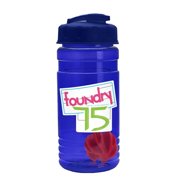 20 oz / 600ml Transparent Shaker Bottle with Mixing Ball and... from ASI 40480 Koozie Group