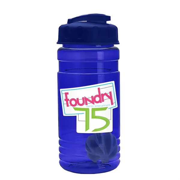 20 oz / 600ml Transparent Shaker Bottle with Mixing Ball and... from ASI 40480 Koozie Group