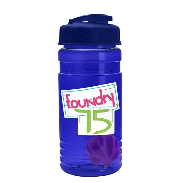 20 oz / 600ml Transparent Shaker Bottle with Mixing Ball and... from ASI 40480 Koozie Group