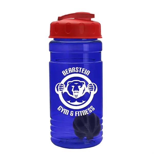 20 oz / 600ml Transparent Shaker Bottle with Mixing Ball and... from ASI 40480 Koozie Group