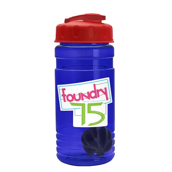 20 oz / 600ml Transparent Shaker Bottle with Mixing Ball and... from ASI 40480 Koozie Group