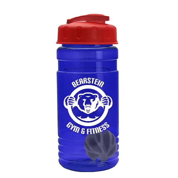 20 oz / 600ml Transparent Shaker Bottle with Mixing Ball and... from ASI 40480 Koozie Group