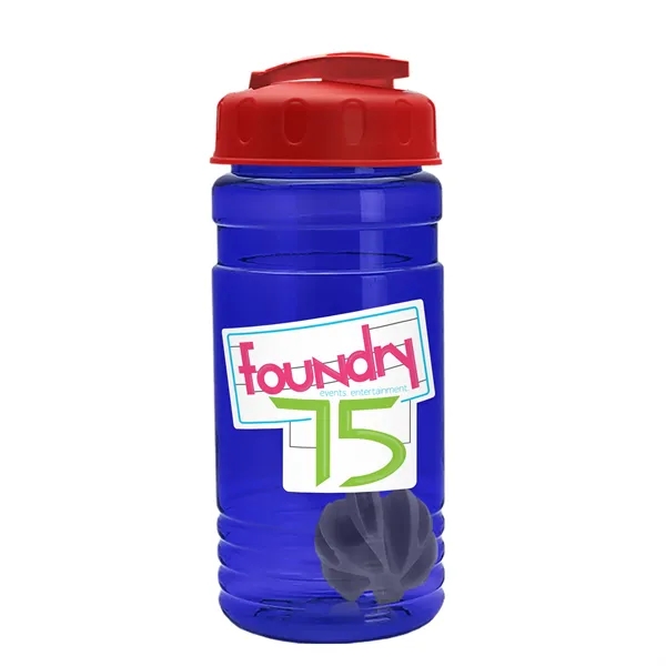 20 oz / 600ml Transparent Shaker Bottle with Mixing Ball and... from ASI 40480 Koozie Group