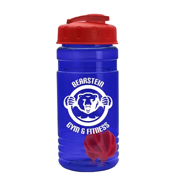 20 oz / 600ml Transparent Shaker Bottle with Mixing Ball and... from ASI 40480 Koozie Group