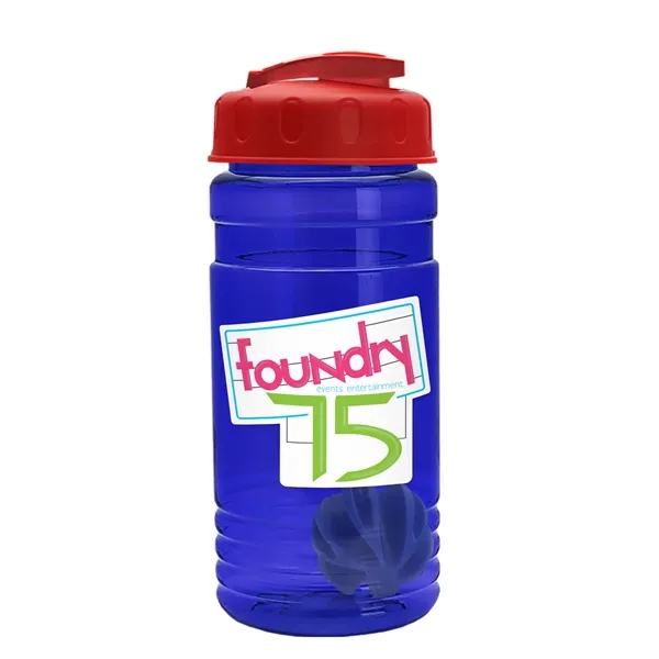 20 oz / 600ml Transparent Shaker Bottle with Mixing Ball and... from ASI 40480 Koozie Group