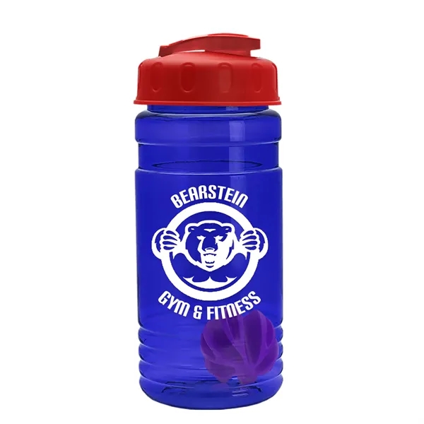 20 oz / 600ml Transparent Shaker Bottle with Mixing Ball and... from ASI 40480 Koozie Group