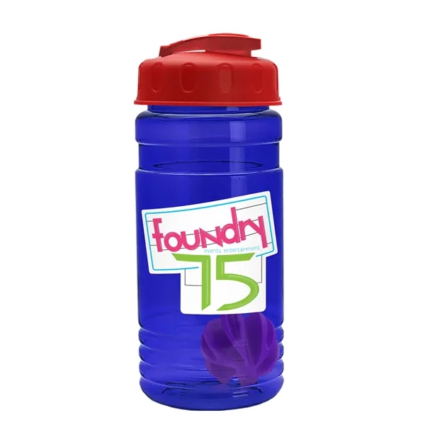 20 oz / 600ml Transparent Shaker Bottle with Mixing Ball and... from ASI 40480 Koozie Group