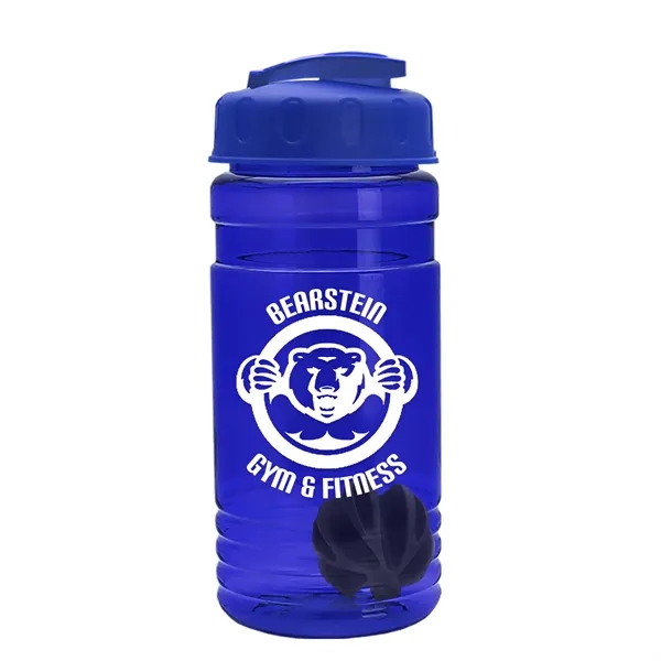 20 oz / 600ml Transparent Shaker Bottle with Mixing Ball and... from ASI 40480 Koozie Group