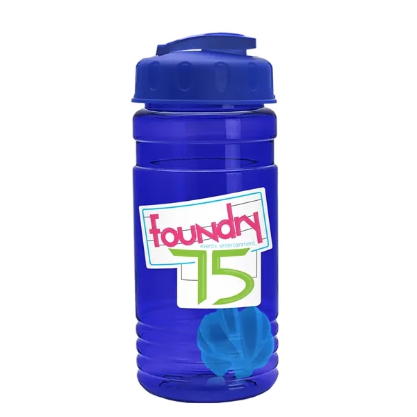 20 oz / 600ml Transparent Shaker Bottle with Mixing Ball and... from ASI 40480 Koozie Group