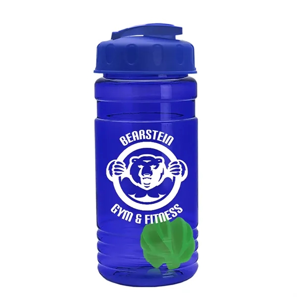 20 oz / 600ml Transparent Shaker Bottle with Mixing Ball and... from ASI 40480 Koozie Group