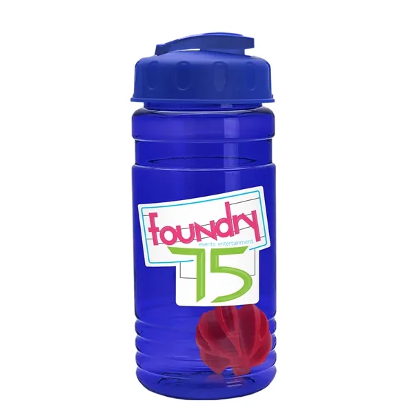 20 oz / 600ml Transparent Shaker Bottle with Mixing Ball and... from ASI 40480 Koozie Group