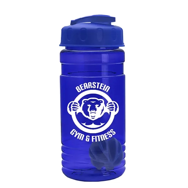 20 oz / 600ml Transparent Shaker Bottle with Mixing Ball and... from ASI 40480 Koozie Group