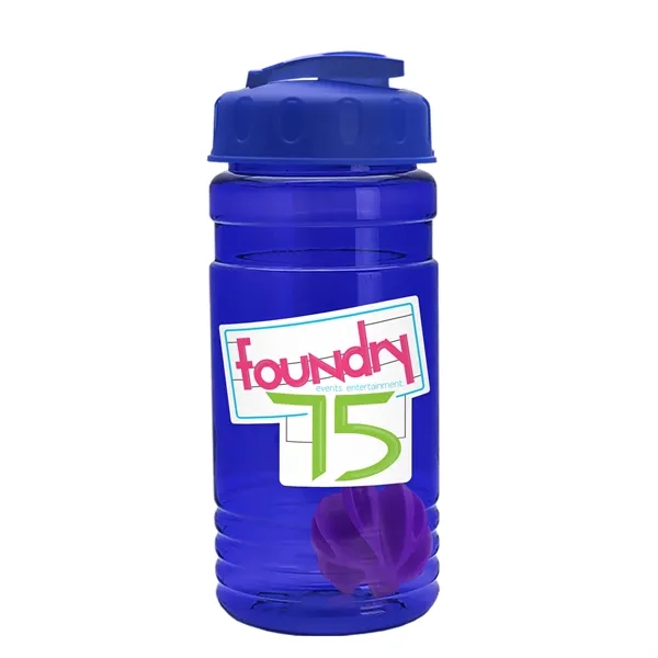 20 oz / 600ml Transparent Shaker Bottle with Mixing Ball and... from ASI 40480 Koozie Group