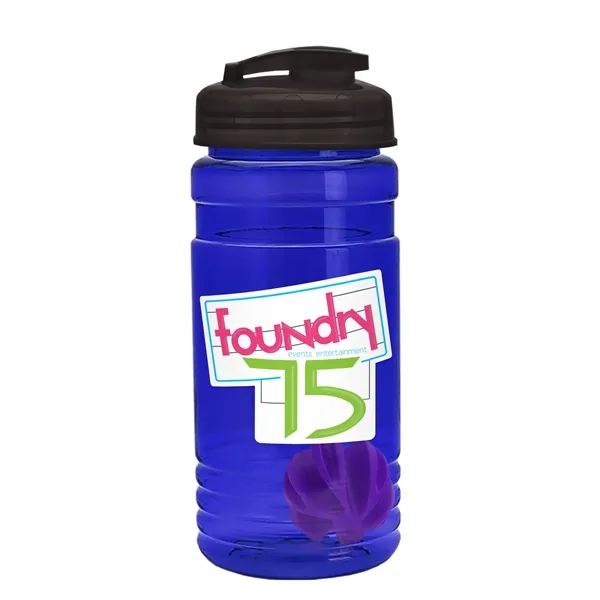 20 oz / 600ml Transparent Shaker Bottle with Mixing Ball and... from ASI 40480 Koozie Group