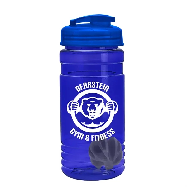 20 oz / 600ml Transparent Shaker Bottle with Mixing Ball and... from ASI 40480 Koozie Group