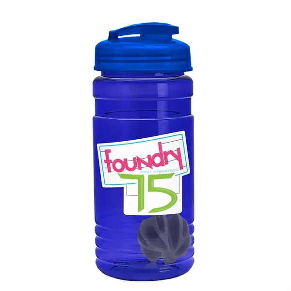 20 oz / 600ml Transparent Shaker Bottle with Mixing Ball and... from ASI 40480 Koozie Group