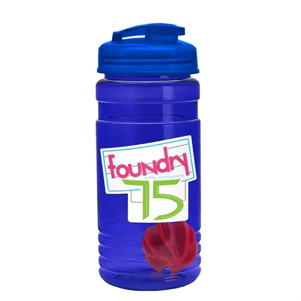 20 oz / 600ml Transparent Shaker Bottle with Mixing Ball and... from ASI 40480 Koozie Group