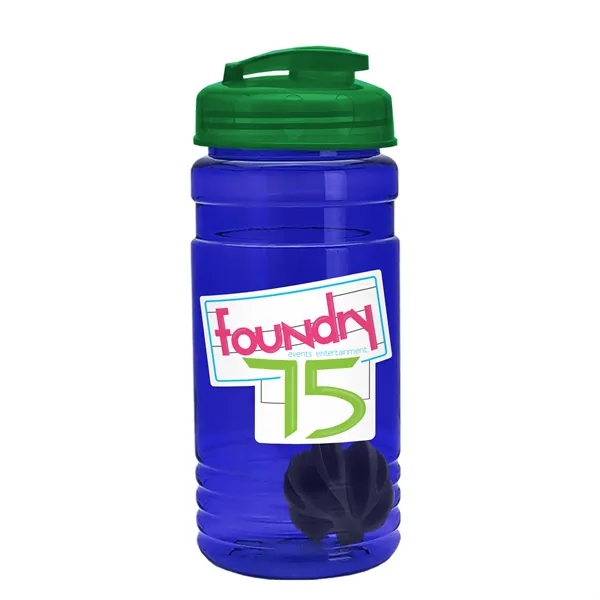 20 oz / 600ml Transparent Shaker Bottle with Mixing Ball and... from ASI 40480 Koozie Group