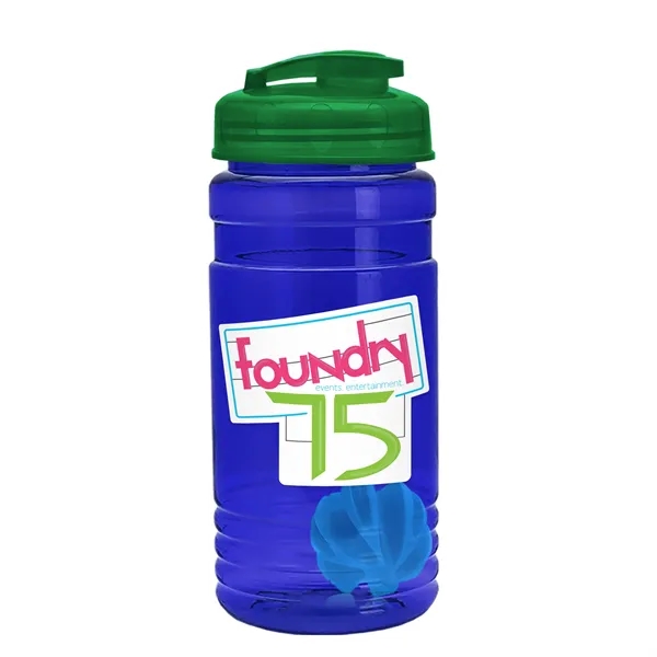 20 oz / 600ml Transparent Shaker Bottle with Mixing Ball and... from ASI 40480 Koozie Group