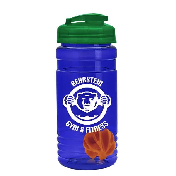 20 oz / 600ml Transparent Shaker Bottle with Mixing Ball and... from ASI 40480 Koozie Group