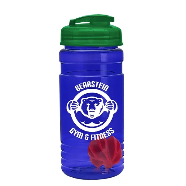 20 oz / 600ml Transparent Shaker Bottle with Mixing Ball and... from ASI 40480 Koozie Group