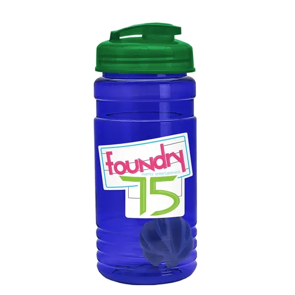 20 oz / 600ml Transparent Shaker Bottle with Mixing Ball and... from ASI 40480 Koozie Group