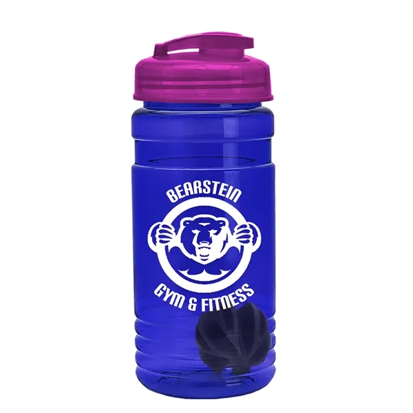 20 oz / 600ml Transparent Shaker Bottle with Mixing Ball and... from ASI 40480 Koozie Group