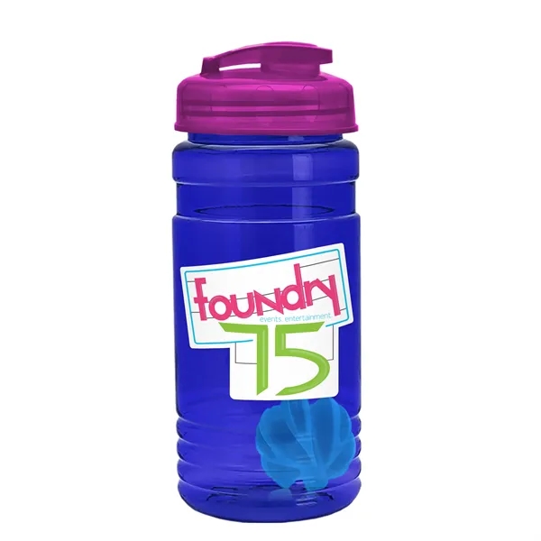 20 oz / 600ml Transparent Shaker Bottle with Mixing Ball and... from ASI 40480 Koozie Group