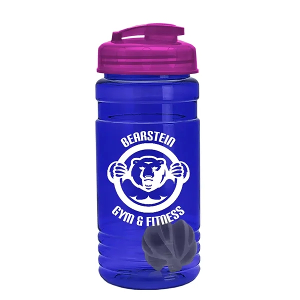 20 oz / 600ml Transparent Shaker Bottle with Mixing Ball and... from ASI 40480 Koozie Group