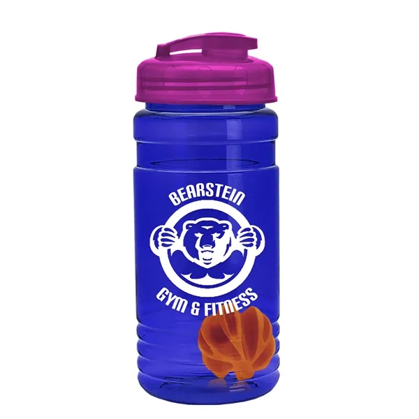20 oz / 600ml Transparent Shaker Bottle with Mixing Ball and... from ASI 40480 Koozie Group
