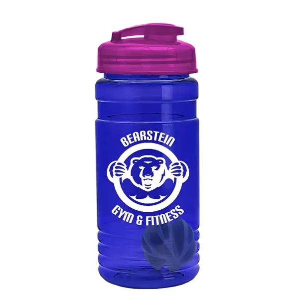 20 oz / 600ml Transparent Shaker Bottle with Mixing Ball and... from ASI 40480 Koozie Group