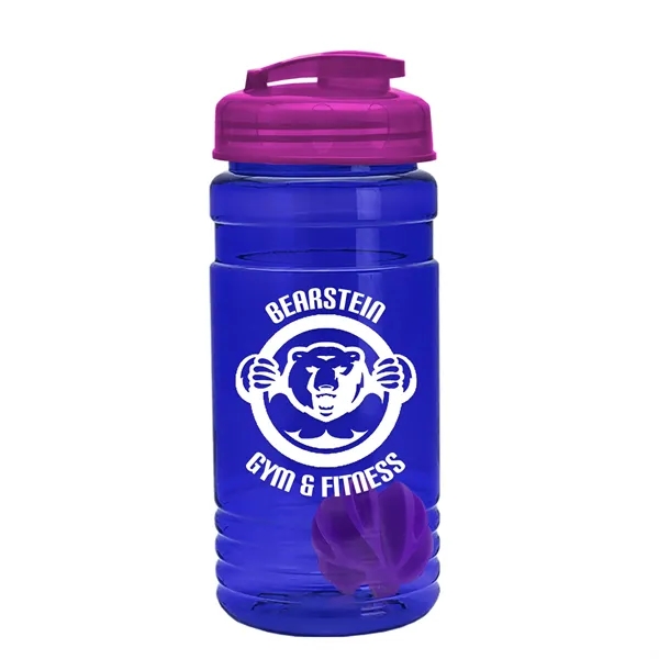 20 oz / 600ml Transparent Shaker Bottle with Mixing Ball and... from ASI 40480 Koozie Group