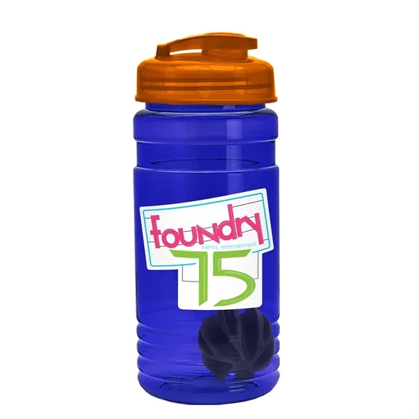 20 oz / 600ml Transparent Shaker Bottle with Mixing Ball and... from ASI 40480 Koozie Group