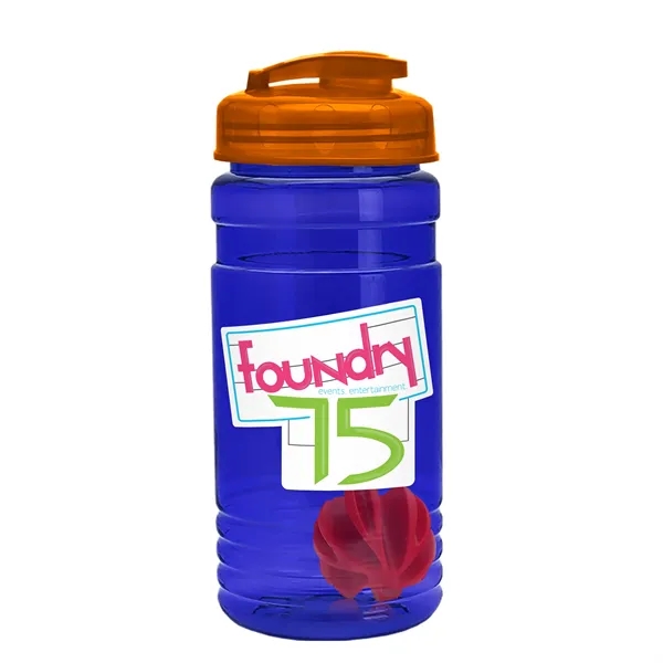 20 oz / 600ml Transparent Shaker Bottle with Mixing Ball and... from ASI 40480 Koozie Group