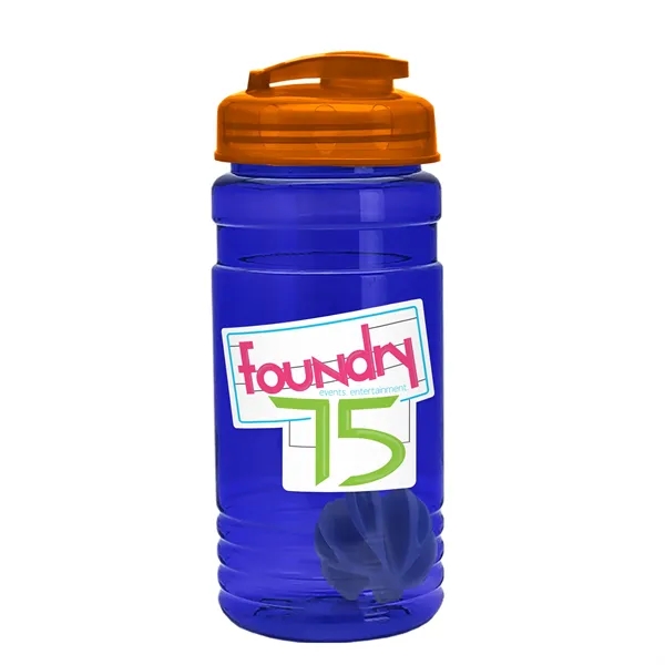 20 oz / 600ml Transparent Shaker Bottle with Mixing Ball and... from ASI 40480 Koozie Group