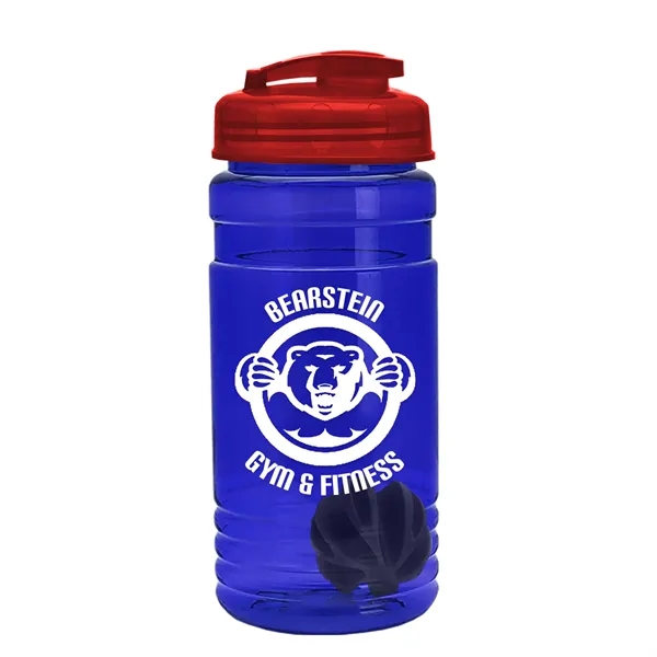 20 oz / 600ml Transparent Shaker Bottle with Mixing Ball and... from ASI 40480 Koozie Group