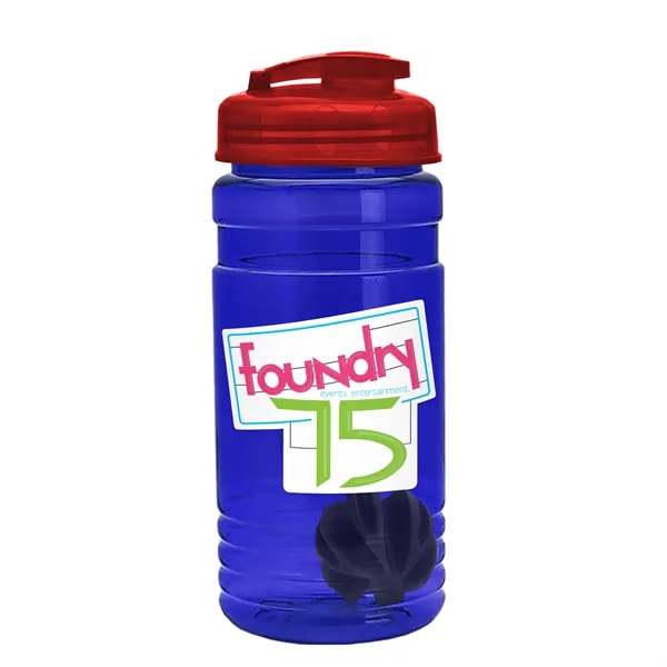 20 oz / 600ml Transparent Shaker Bottle with Mixing Ball and... from ASI 40480 Koozie Group