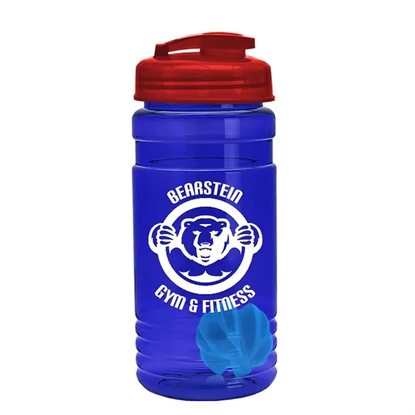20 oz / 600ml Transparent Shaker Bottle with Mixing Ball and... from ASI 40480 Koozie Group