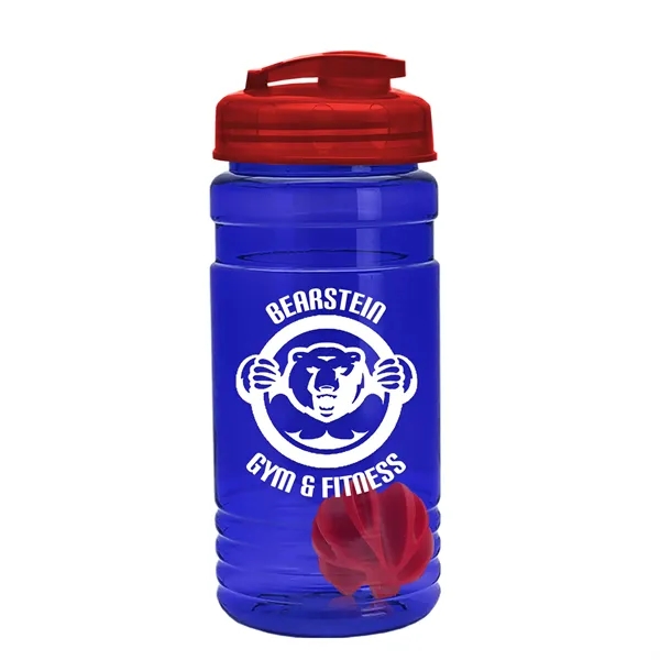 20 oz / 600ml Transparent Shaker Bottle with Mixing Ball and... from ASI 40480 Koozie Group