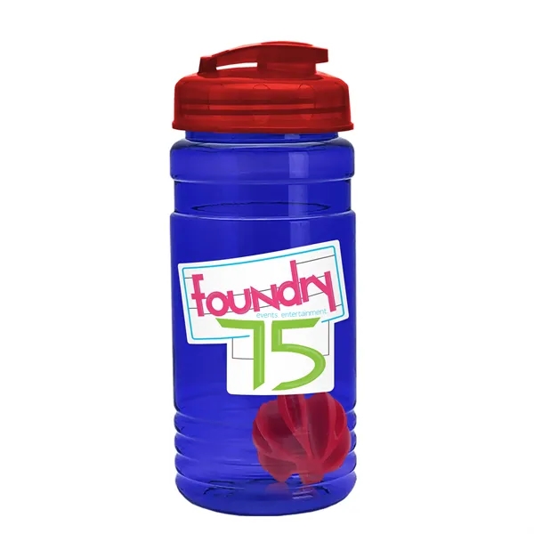 20 oz / 600ml Transparent Shaker Bottle with Mixing Ball and... from ASI 40480 Koozie Group